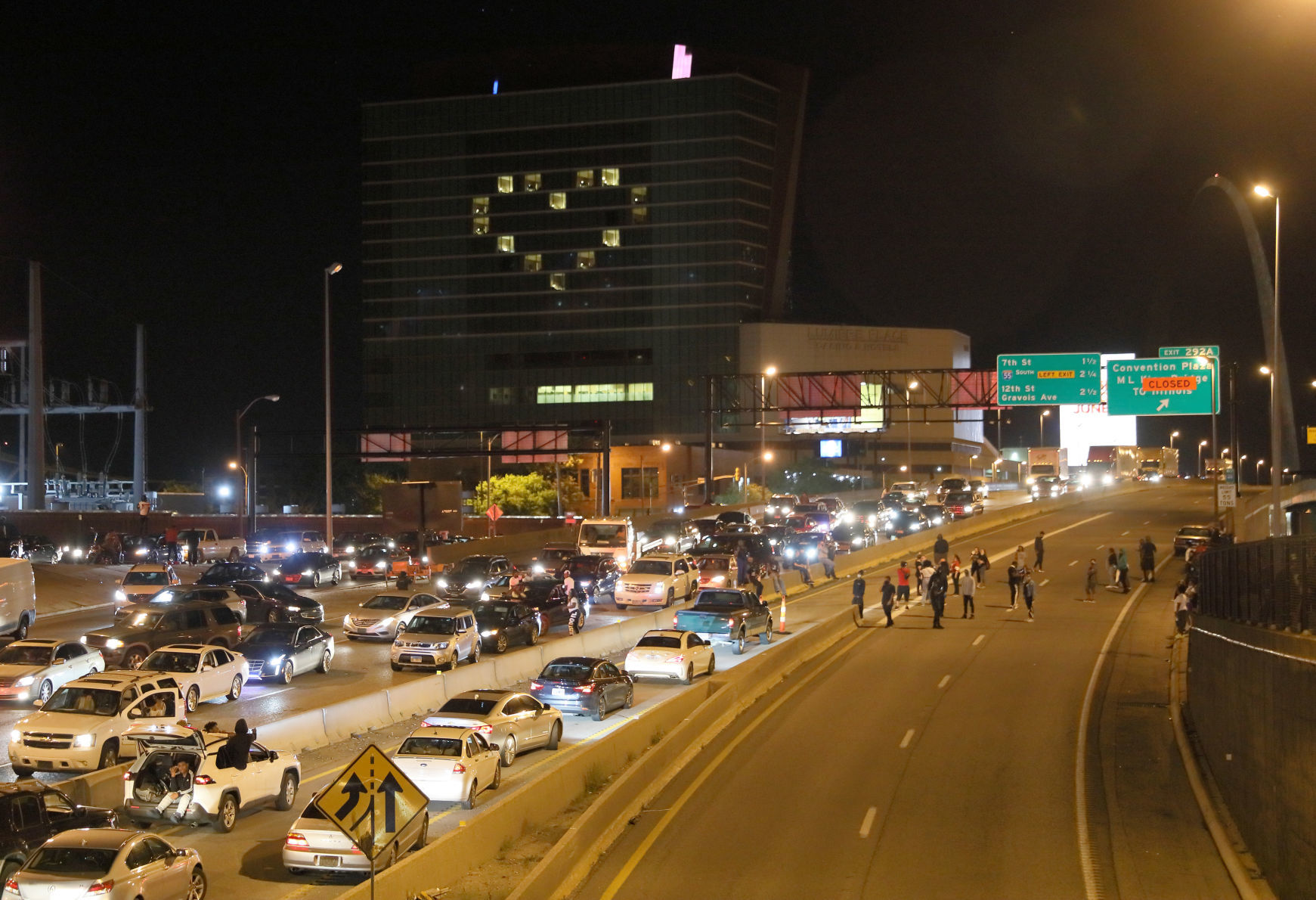 Protesters march St. Louis streets in solidarity with Minneapolis